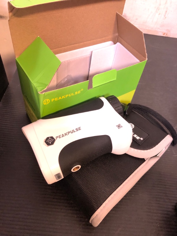 Photo 1 of PEAKPULSE Golf Rangefinder for Golf Range Finder Distance Finder with Slope Mode, Flag Pole Locking Vibration?Fast Focus System