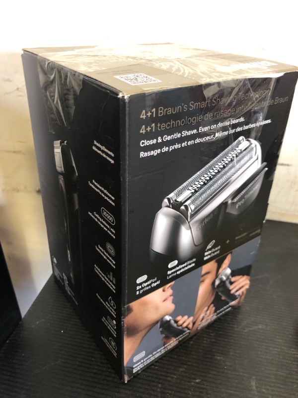 Photo 1 of Braun Series 8 8560cc Electric Razor for Men, 4+1 Shaving Elements & Precision Long Hair Trimmer, 5in1 SmartCare Center, Close & Gentle Even on Dense Beards, Wet & Dry Electric Razor, 60min Runtime