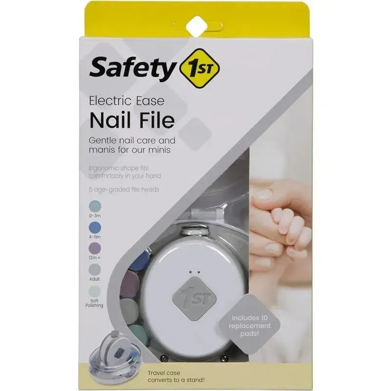 Photo 1 of Safety 1st Electric Ease Nail File, Gentle and Easy to use, with Built in Light, Grey
