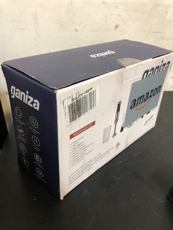 Photo 1 of Ganiza 8 in 1 Immersion Blender - 1000W Heavy Duty Motor, 16 Speed Mode Handheld Blender With Stainless Steel Shaft - Includes 8 Total Pieces