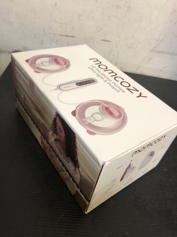 Photo 1 of Momcozy Breast Pump V2 Pro Ultra-Lightweight, Hands-Free & Portable Wearable Pump with Upgraded Integrated DoubleFit Flange, Quiet & Leak-Proof Electric Pump, 3 Modes|9 Levels, 17/19/21/24mm