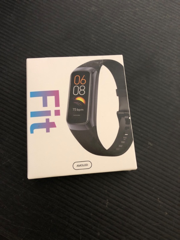 Photo 1 of VUHIGIB Fitness Tracker, 24/7 Heart Rate Blood Oxygen Blood Pressure Body Temp Monitor Sleep Calorie Tracker with 1.1" AMOLED Touch Color Screen Pedometer Smart Watch Waterproof for Women Men (Blue)