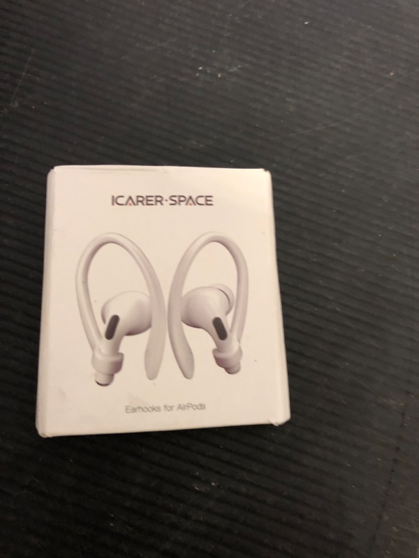 Photo 1 of ICARERSPACE 2 Pairs AirPods Ear Hooks for AirPods Pro 3, AirPods Pro 2, AirPods Pro, AirPods 4, 3, 2 & 1, Upgraded Anti Slip Sports Clip Hooks for AirPods 1, 2, 3, 4,Pro, Pro 2, Pro 3 – Transparent