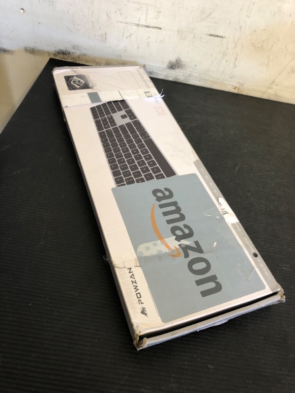 Photo 1 of Bluetooth Slim Keyboard for Mac, Aluminum Rechargeable Keyboard Wireless, Low-Profile Silent Flat Key Compatible with Apple iMac, MacBook, Mac and iOS, Full Size - Space Gray