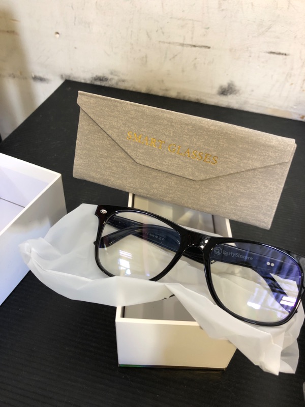 Photo 1 of AI Smart Glasses, Bluetooth Glasses with 164 Translation, Anti-Blue Light Glasses for Men Women, 7 Day Ultra-Long Standby, UV Protection, Waterproof, Wireless Music & Calls, Voice Control Glasses