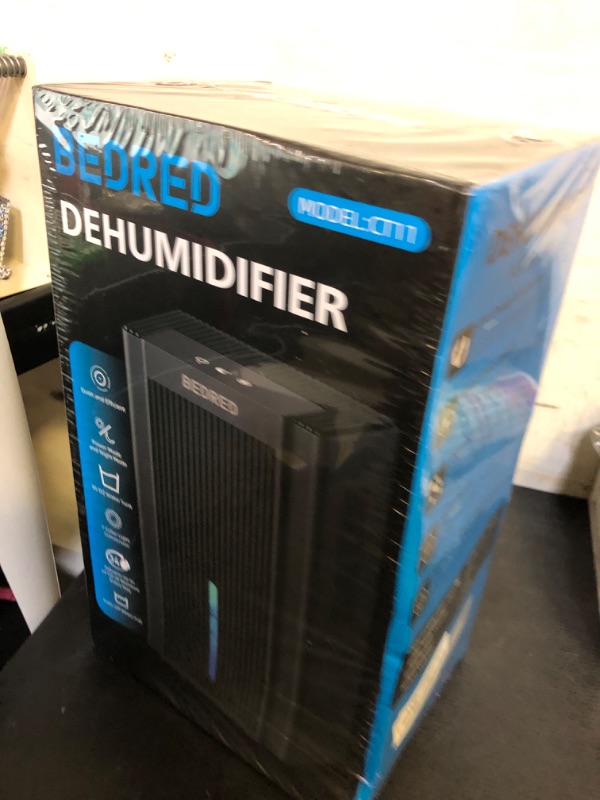 Photo 1 of Dehumidifier,95OZ Dehumidifier for Home 1000 Sq.Ft - Quiet with Auto Shut Off & Relaxing 7 Color Ambient Light,Ideal for Livingroom, Bedroom, Basement(Black)***fatory sealed