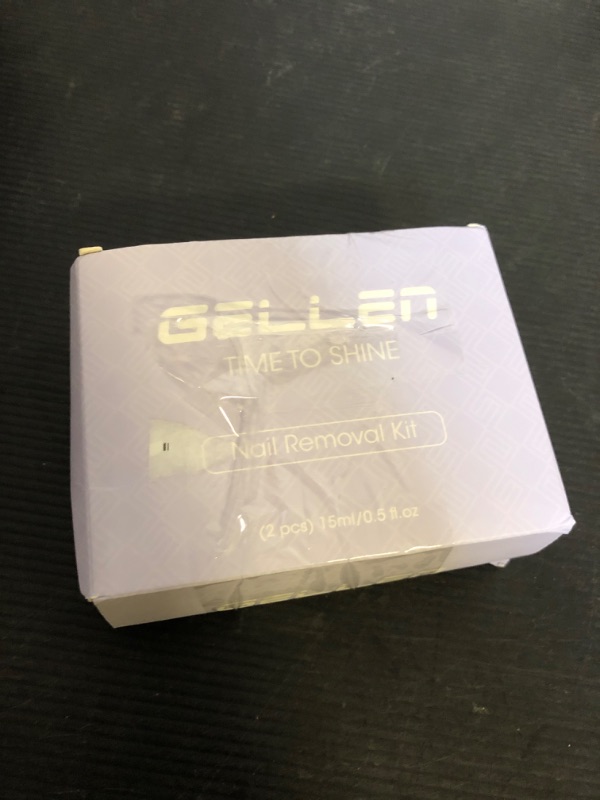 Photo 1 of Gellen Gel Nail Polish Remover Kit, Gel Polish Remover for Nails with Liquid Latex Tape Cuticle Oil and Manicure Tools, Quick & Easy Gel Remover in 3-5 Minutes, No Soaking Or Wrapping