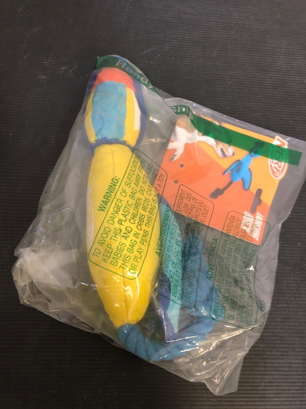 Photo 1 of Nerf Dog 16.5in Nylon Ultraplush Crinkle Wing Launching Duck Dog Toy - Green/Light Blue