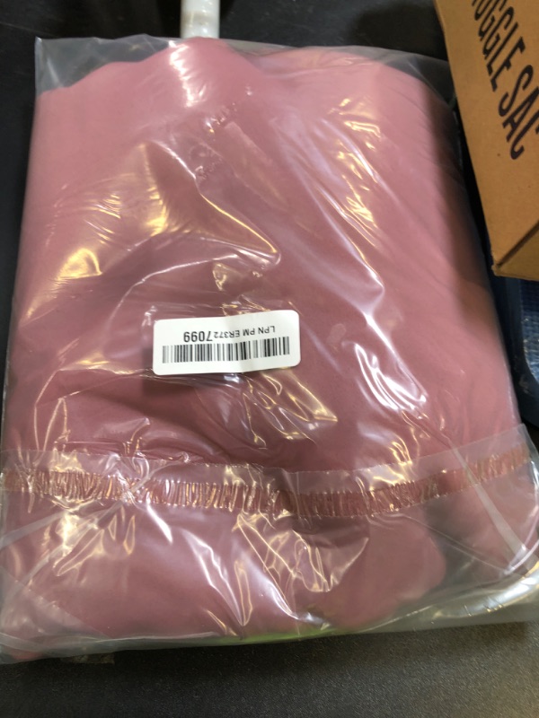 Photo 1 of RYB HOME Living Room Curtains Blackout - Light Block Energy Efficiency Small Window Treatment Drapes for Kitchen Dining Baby Nursery Farmhouse Decor, W 42 x L 84 inch, Dusty Rose, 2 Panels