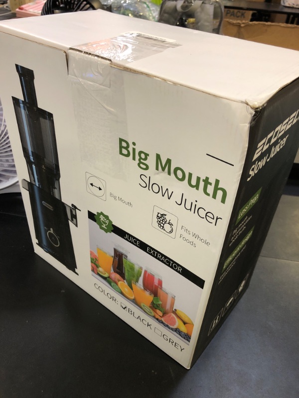Photo 1 of Juicer Machines, ECOSELF Large Feed Chute for Family Needs, Professional Hands Free Cold Press Juicer For Whole Fruits & Vegetables, Self Feeding for Juice Extractor Machine, Easy to Clean