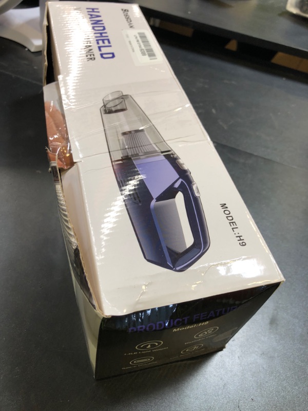 Photo 1 of Bossdan Handheld Vacuum Cordless,Car Vacuum Cleaner Portable with Powerful Suction/Multi Accessories,Low-Noise Lightweight Mini Hand Vacuum Cordless Rechargeable for Car,Office and Home Cleaning