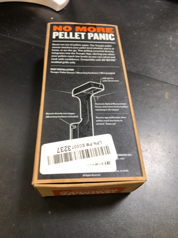 Photo 1 of Traeger Grills BAC523 Electric Pellet Sensor Grill Accessory for Ironwood 650, Ironwood 885, Pro 575, & Pro 780, Black