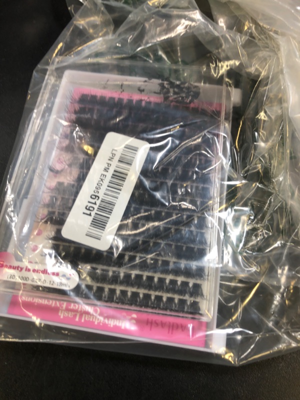 Photo 1 of FADLASH Lash Clusters 100D Fluffy Eyelash Clusters 12-18mm Individual Lashes Cluster Eyelash?Extensions 3D Effect Wispy Thick Lash Extension Clusters (100D-0.07-D, 12-18mm)