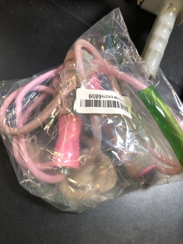 Photo 1 of FITMYFAVO Jump Rope Cotton Adjustable Skipping Weighted jumprope for Women?Adult and Children Athletic Fitness Exercise Jumping Rope
