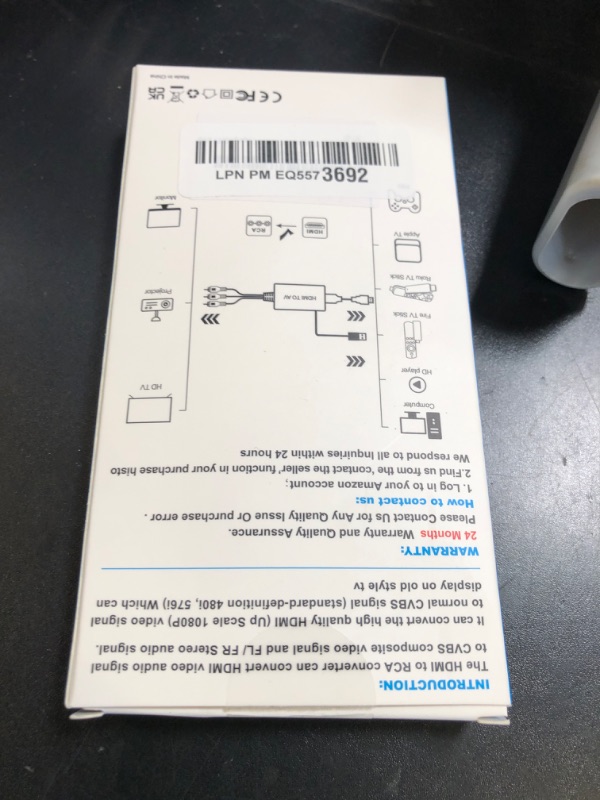 Photo 1 of TaiHuai HDMI to RCA, HDMI to Older TV Adapter Compatible for Fire Stick, Roku, Apple TV, Xiaomi Mi Box, Android TV Box, DVD, Blu-ray Player ect.?HDMI to AV Converter?