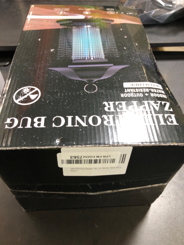 Photo 1 of AMUFER Bug Zapper Outdoor, Electric Mosquito Zapper with 18W Power & 4400V Instant Grid, Insect Control Efficiency Increased 100%, Coverage of 1/2 Acre, Fly Trap Perfect for Patio, Backyard, Home