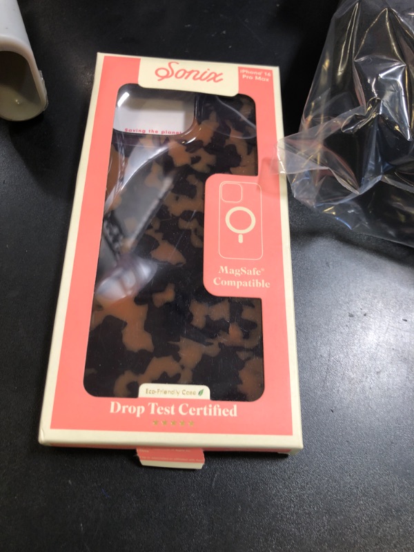 Photo 1 of Sonix Case for iPhone 16 Pro Max | Compatible with MagSafe | 10ft Drop Tested | Tortoiseshell | Brown Tort