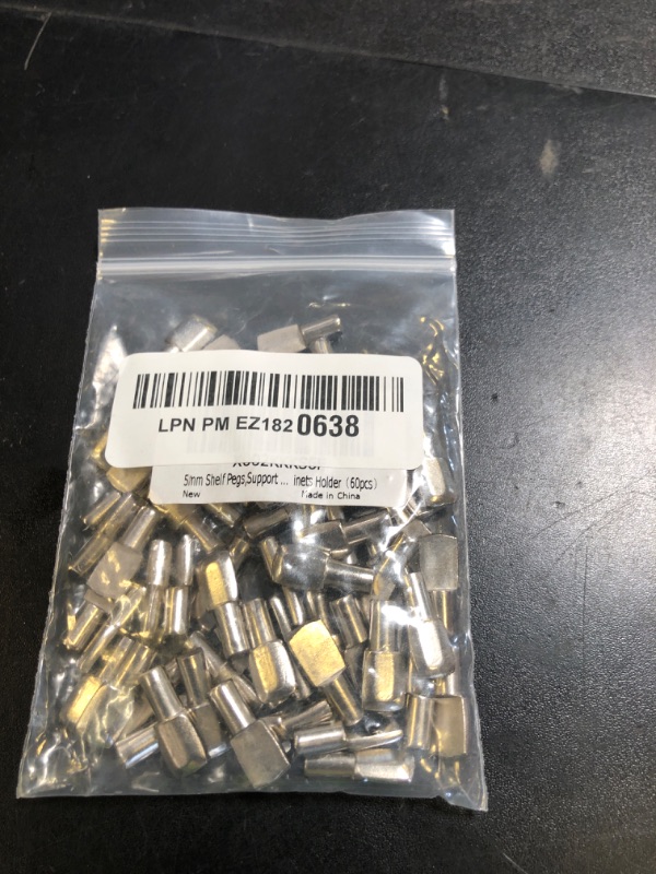Photo 1 of 5mm Shelf Pegs Pins,60 Pieces Cabinet Furniture Spoon Shape Support Pegs for Shelves Nickel Plated