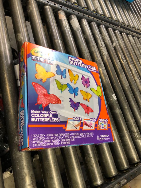 Photo 1 of Crayola Paper Butterfly Science Kit, STEAM Toy, Gift for Kids, Ages 7, 8, 9, 10