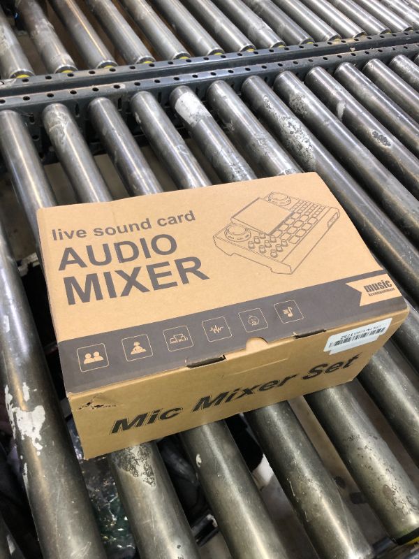 Photo 1 of neculogy Podcast Equipment Bundle, Audio Interface with Cardioid Designer BM800 Mic for Gamer and Quality All-in-One DJ Mixer, for Live Streaming, Singing, YouTube, Gaming