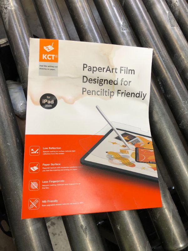 Photo 1 of KCT 2nd PaperNano Screen protector Compatible with iPad Air 13 inch (M3 2025)& (M2 2024)/ iPad Pro 13 inch (M4 2024), Paper Nano-Texture Film for Drawing, Nib Friendly, Touch Sensitivity-2 Pack