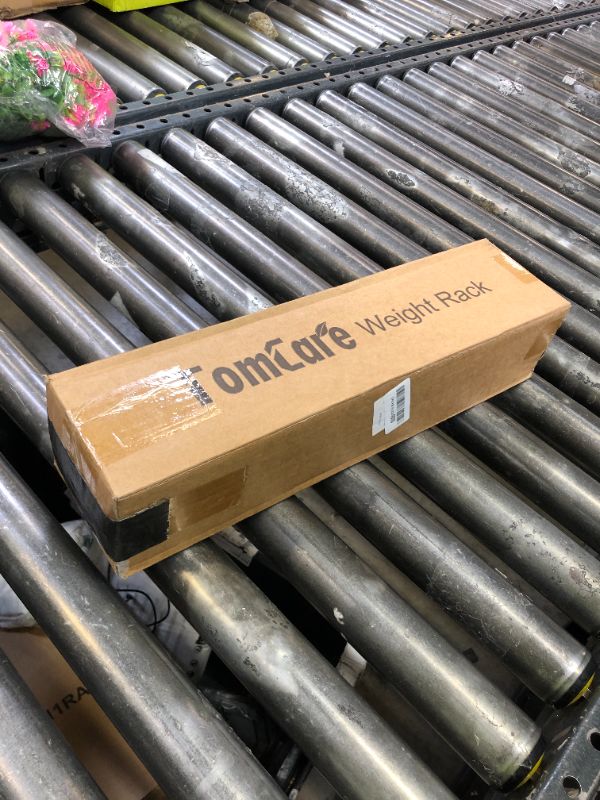 Photo 1 of TomCare 4 Tier Dumbbell Rack Stand Only, Weight Rack for Dumbbell Set (5-15 LB) Home Gym Storage Rack for Weights Metal A-Frame Strength Training Dumbbell Racks with Handle (Dumbbells not Included)