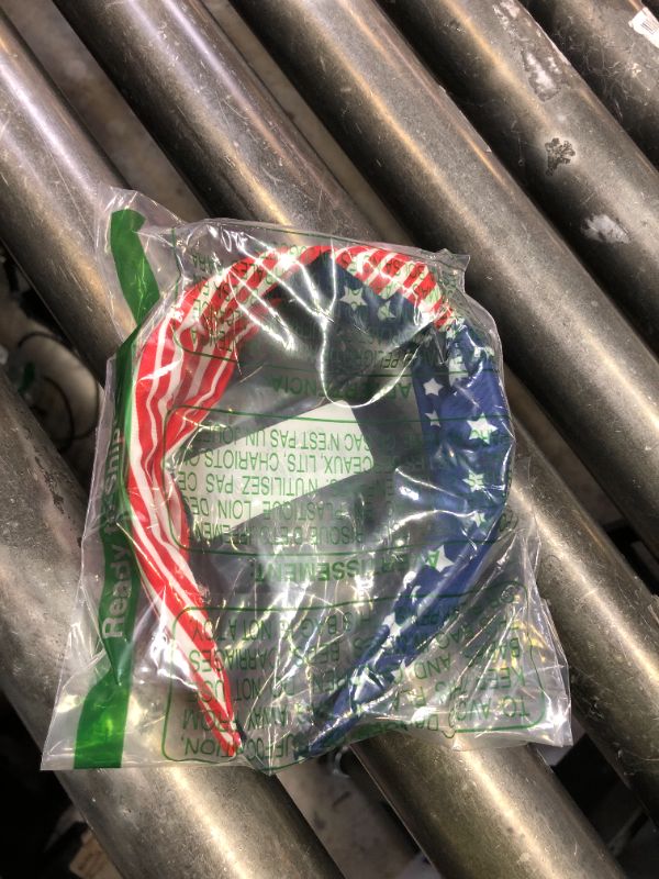Photo 1 of 4th of July Women's Headbands - Knotted American Flag Top Knot Hair Hoops, Patriotic USA Independence Day Red White and Blue Accessories