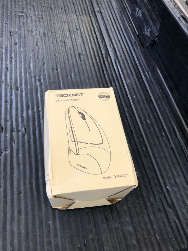 Photo 1 of TECKNET Ergonomic Mouse, Wireless Bluetooth Vertical Mouse, 4800 DPI Optical Tracking, 6 Adjustable DPI, Quiet Clicks, 2.4GHz with USB A Receiver, 6 Buttons, Wide Compatibility - Black