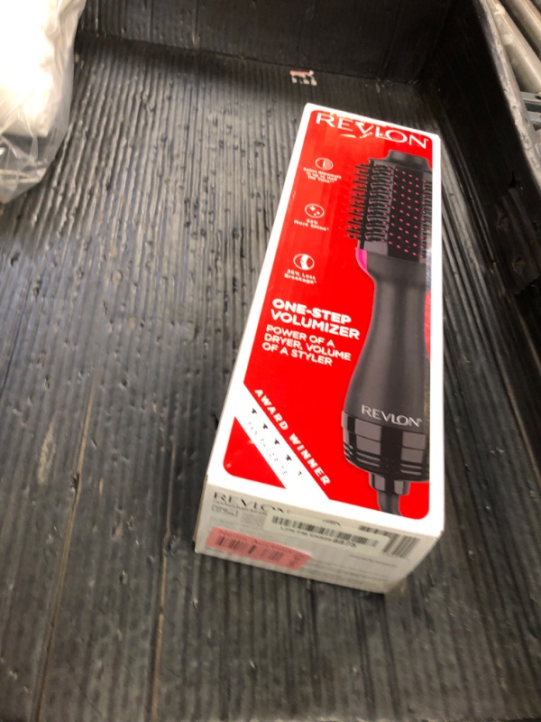 Photo 1 of REVLON One-Step Volumizer Hair Dryer and Styler with Improved Motor – Easy Salon-Style Blowouts – Less Frizz, More Shine, and Reduced Heat Damage, for all Hair Types and Lengths (Black)