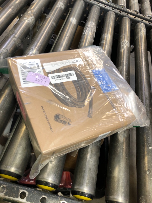 Photo 1 of GASPRO 12 Feet 3/8" ID Natural Gas Hose, Low Pressure LPG Hose with Quick Connect, for Weber, Char-broil, Pizza Oven, Patio Heater and More