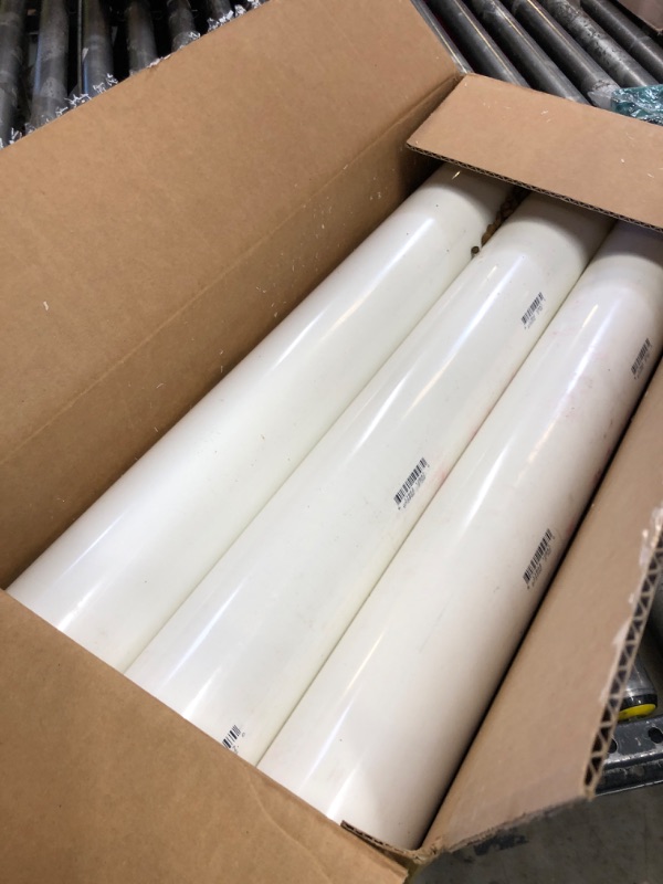 Photo 1 of Charlotte Pipe 3" X 2' Schedule 40 PVC Pressure Plain End Pipe Fitting - DWV (Drain, Waste and Vent) Durable, Easy to Install, High Tensile and Sound Deadening for Home or Industrial Use (Single Unit)