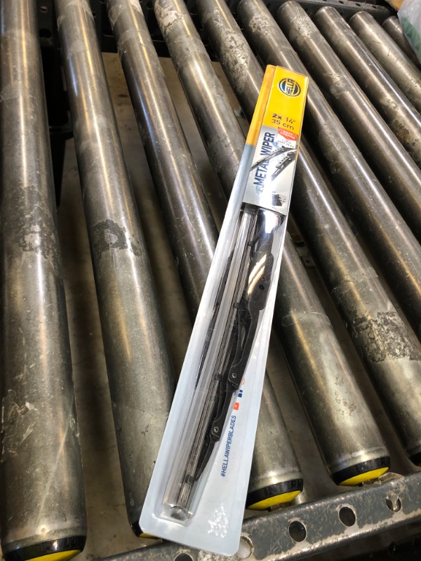 Photo 1 of Hella OE Quality 14 Inch All Seasons Streak-Free Rubber Standard Wiper Blade (2 Blades) / 858083831