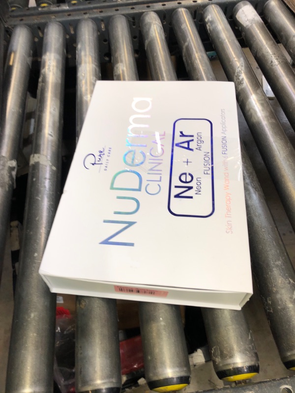 Photo 1 of NuDerma Clinical Skin Therapy Wand - Portable Skin Therapy Machine w 6 Fusion Neon + Argon Wands – Anti Aging - Clarifying - Skin Tightening & Radiance - Wrinkle Reducing
