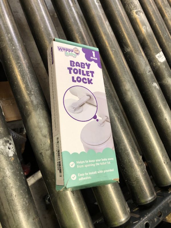 Photo 1 of Baby Toilet Lock by Wappa Baby - 9"L x 4"W - Ideal Baby Proof Toilet Lid Lock - No Tools Needed Easy Installation with 3M Adhesive - Top Safety Toilet Seat Lock - Fits Most Toilets - White (1 Pack)
