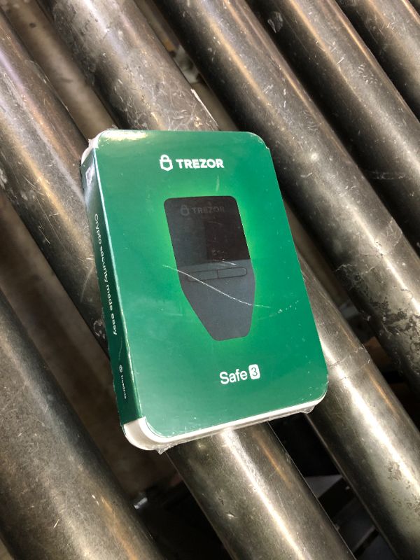 Photo 1 of Trezor Safe 3 - Passphrase & Secure Element Protected Crypto Hardware Wallet - Buy, Store, Manage Digital Assets Simply and Safely (Solar Gold)