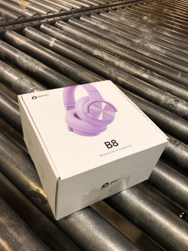 Photo 1 of Picun B8 Headphones Wireless Bluetooth, 120H Bluetooth Headphone Over Ear with 3EQ Music Modes, Hands-Free Calls, Deep Bass Headphones for Travel Home Office Cellphone PC (Purple)