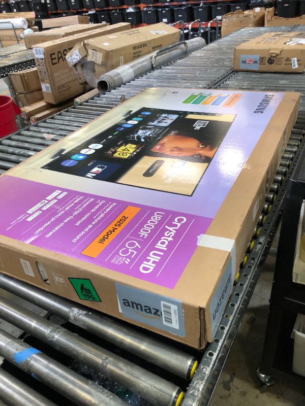 Photo 1 of Samsung 65-Inch Class Crystal UHD U8000F 4K Smart TV (2025 Model) Endless Free Content, Crystal Processor 4K, MetalStream Design, Knox Security, Alexa Built-in
