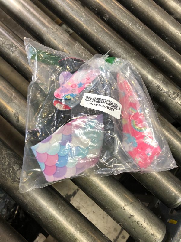 Photo 1 of Zhanmai Unicorn Style Kids Adjustable Waterproof Ear Band with Swimming Ear Covers for Ear Protection (22 Inch)