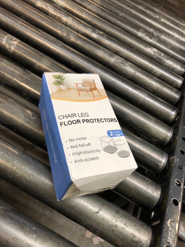 Photo 1 of 24 Pcs Chair Leg Floor Protectors for Hardwood Floors Silicone Covers to Protect Wood Tile Floors Felt Pads Furniture Leg Caps Non Slip Reduce Noise (Fit:1.3"-2")
