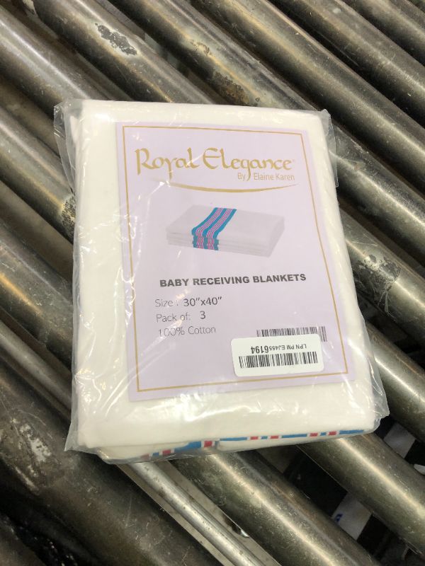 Photo 1 of Elaine Karen 3 Pack Flannel Unisex Hospital Receiving Nursing Blankets - 100% Cotton, for Girl or boy, Newborn Swaddle Wrap Baby Blanket Throw, Soft, Warm, Cozy, Infant for Crib, Stroller, 30x40