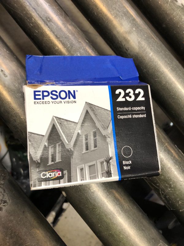 Photo 1 of EPSON 232 Claria Ink Standard Capacity Black Cartridge (T232120-S) Works with WorkForce WF-2930, WF-2950, Expression XP-4200, XP-4205