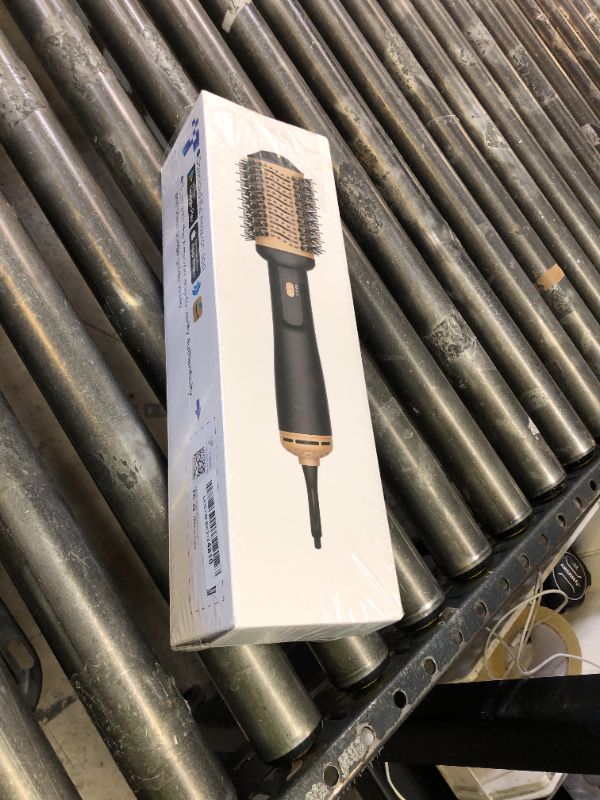 Photo 1 of Lopeie Hair Dryer Brush Blow Dryer Brush in One, 4 in 1 Hair Dryer and Styler Volumizer with Oval Barrel, Professional Salon Hot Air Brush for All Hair Types, Gold