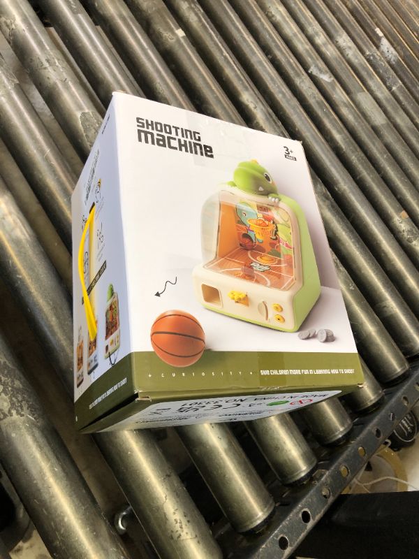 Photo 1 of Basketball Game,Tabletop Basketball Shooting Game for Kids,Dinosaur Desktop Games Interactive Arcades Electronic Toys for Ages 5-7 Light&Sound Indoor Sports Toy Birthday Gifts for 3-4 4-8 Boys Girls