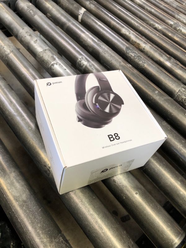 Photo 1 of Picun B8 Bluetooth Headphones, 120H Playtime Headphone Wireless Bluetooth with 3 EQ Modes, Low Latency, Hands-Free Calls, Over Ear Headphones for Travel Home Office Cellphone PC Black