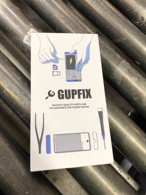 Photo 1 of GUPFIX Back Glass Replacement for iPhone 13 with Repir Tools, Big Hole Rear Back Cover Glass Replacement All Carriers with Pre-Installed Adhesive and Repairing Tool Kits (White)