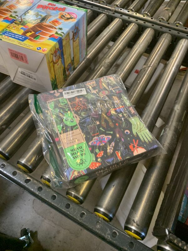 Photo 1 of Galison Occult and Curious – 1000 Piece Glow in The Dark Jigsaw Puzzle Featuring an Eerie Collection of Creepy and Spooky Objects