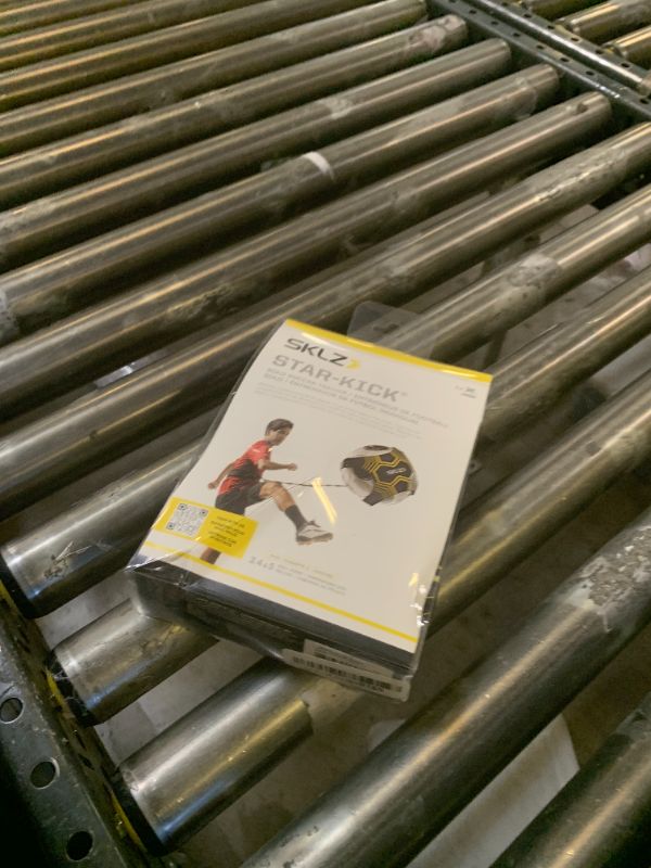 Photo 1 of SKLZ Star-Kick Hands-Free Adjustable Solo Soccer Trainer - Fits Ball Sizes 3, 4, and 5 (Black)