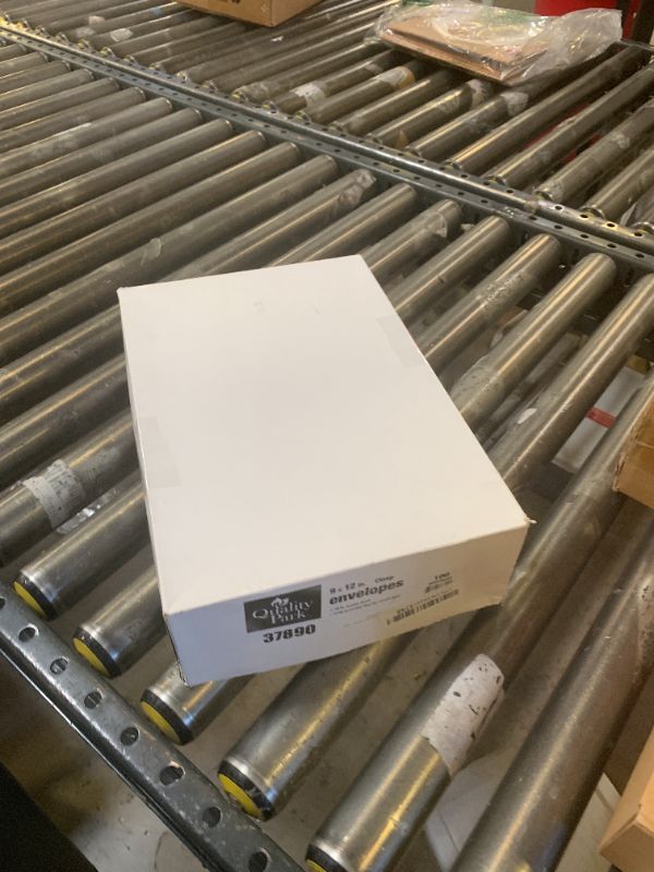 Photo 1 of Quality Park 9 x 12 Clasp Envelopes with Deeply Gummed Flaps, Great for Filing, Storing or Mailing Documents, 28 lb Brown Kraft, 100 per Box (QUA37890)
