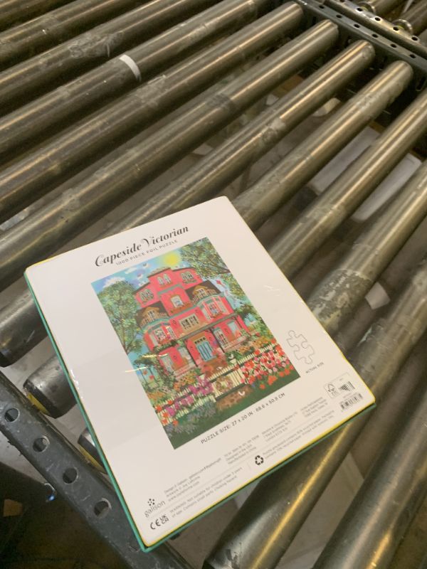 Photo 1 of Galison Capeside Victorian – 1000 Piece Joy Laforme Foil Jigsaw Puzzle Featuring Beautiful Artwork of A Capeside Victorian Manor