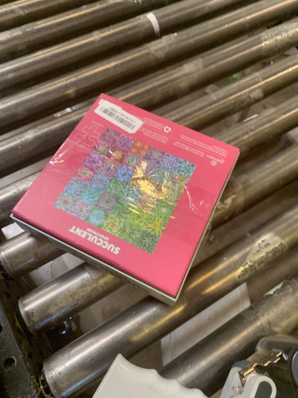 Photo 1 of Galison Succulent Spectrum Jigsaw Puzzle, 500 Pieces, 20” x 20'' – Challenging Puzzle with Colorful Succulents – Thick, Sturdy Pieces – Perfect for Family Fun – Fun Indoor Activity, Multicolor
